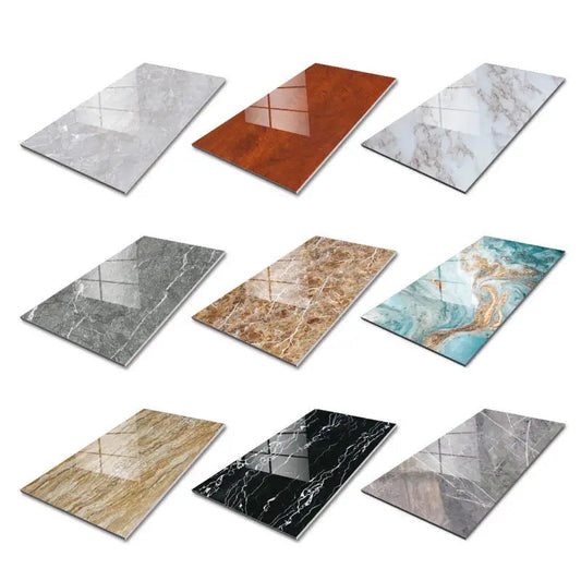 Wall Panel Easy To Install High Glossy Flexible Precision Pvc Marble Sheets Wall Panels