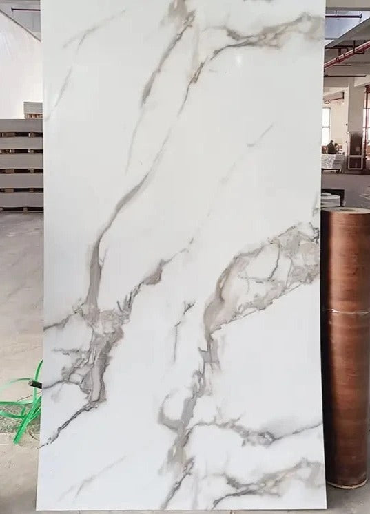 Wall Panel High Glossy Easy To Install PVC Marble Sheet Interior Decor Wall Panels