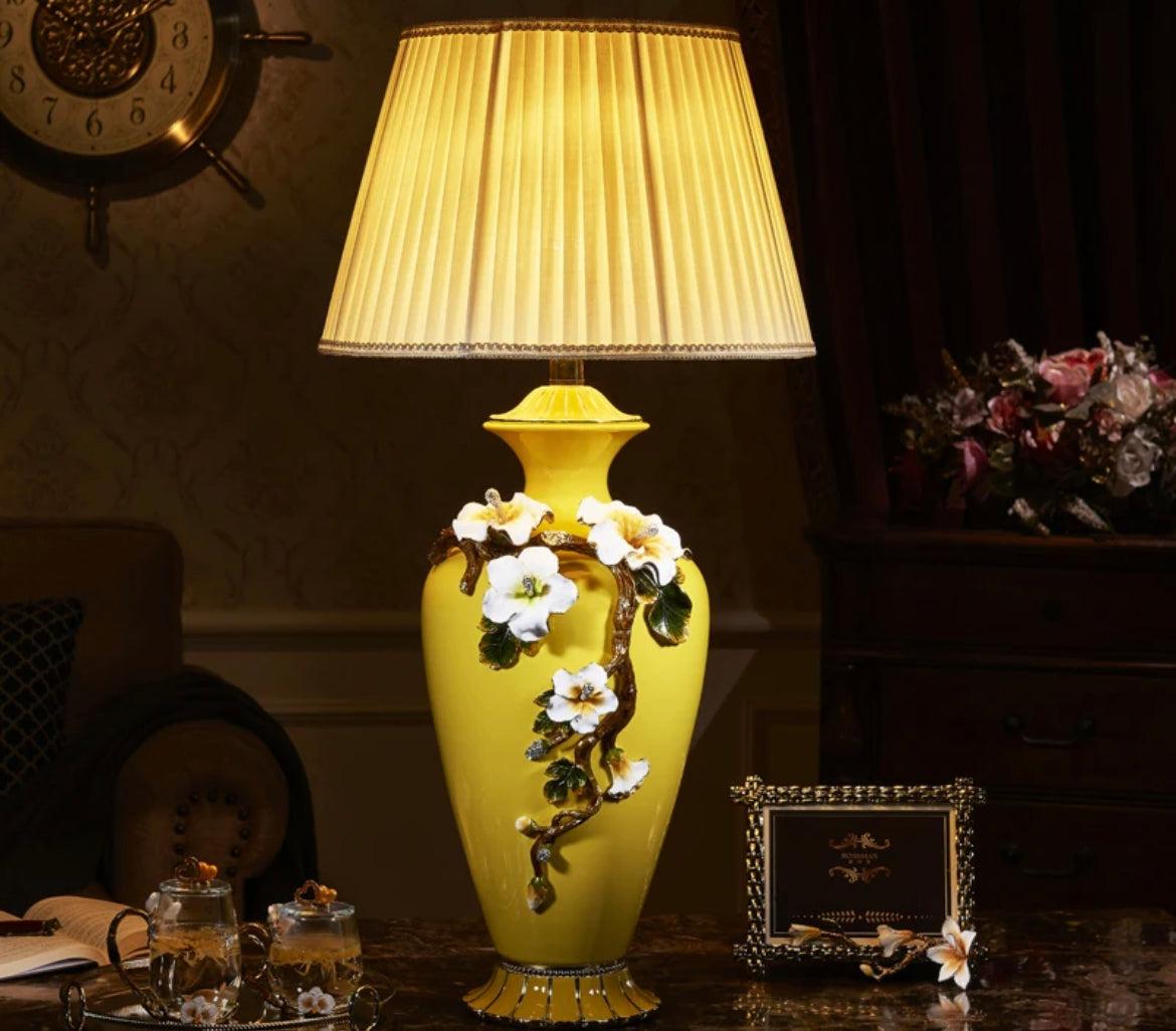 Table Lamp Designer Decorative Shades Ceramic Enamel Vintage Table Lamps 