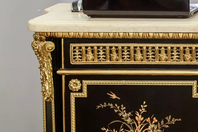 Antique Cabinets Handmade Luxury Wood Furniture Living Room Carved Design Cabinet
