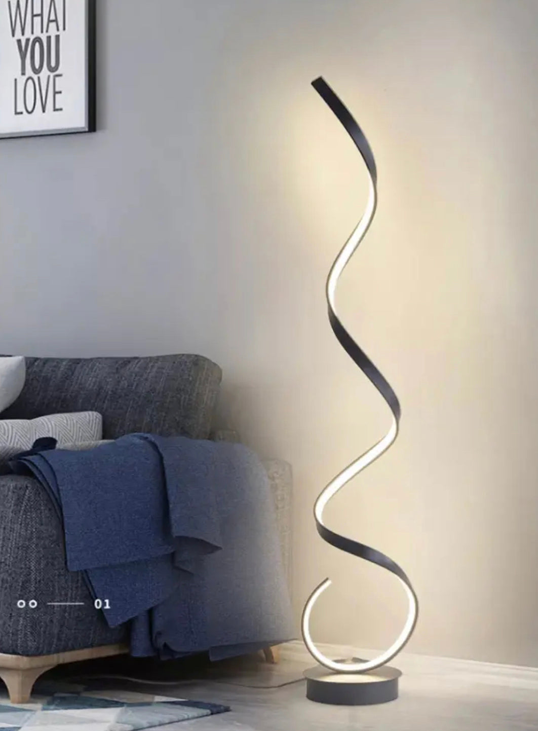 Floor Lamp Adjustable Color Glass And Metal Floor Lamps 