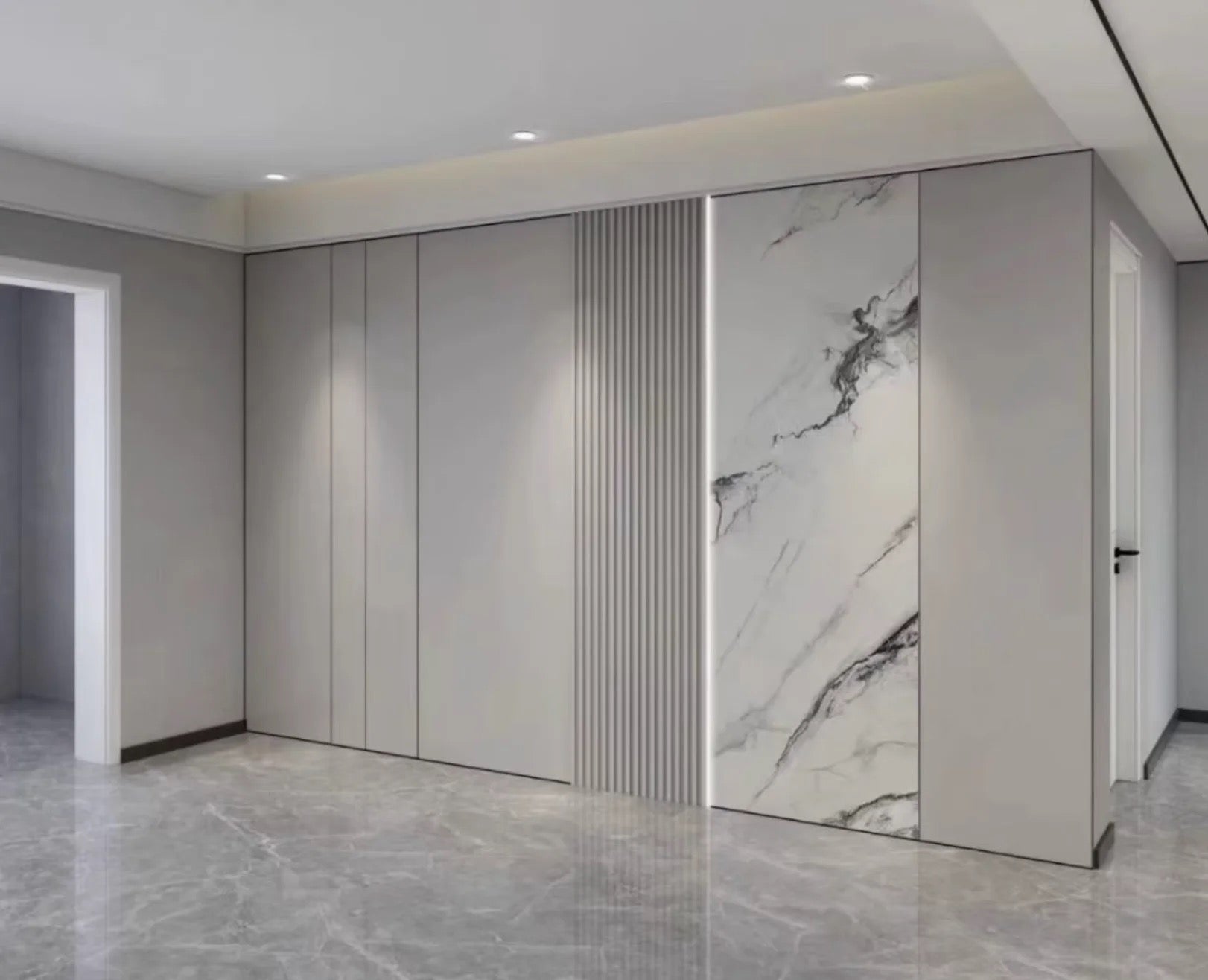 Wall Paneling Marble Wooden Color Wpc Composite Wall Panel Interior Wood Wall Panels Sets