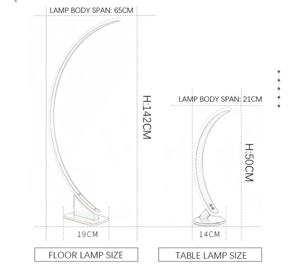 Floor Lamp Modern Nordic Adjustable Light Metal Standing Led Table Lamps