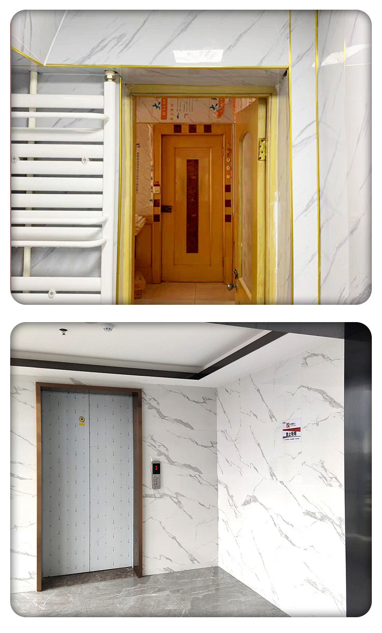 Wall Panel Marble Plastic Sheet 3D PVC Panel Easy To Install High Glossy 3D UV Wall Panels