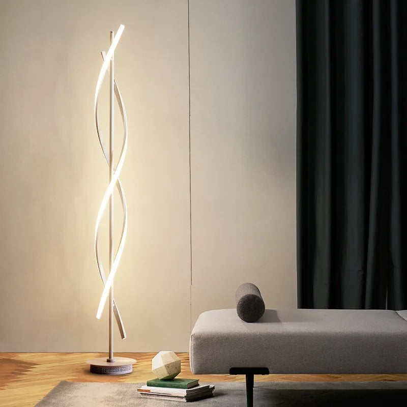 Floor Lamp Modern Fancy Art Spiral Design Led Floor Lamps