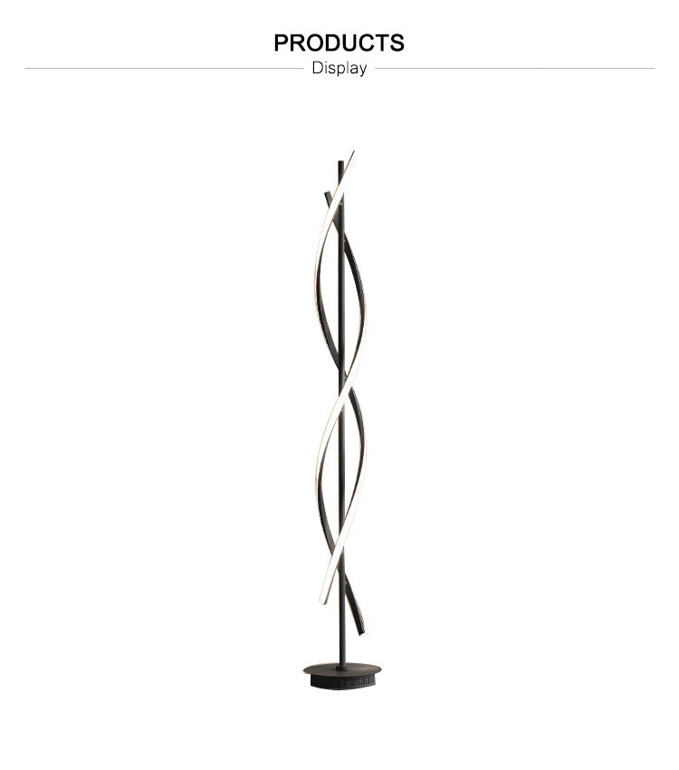 Floor Lamp Modern Fancy Art Spiral Design Led Floor Lamps