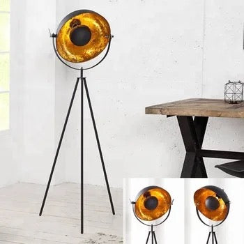 Nordic Modern Decorative Floor Lamp Tripod Standing Dome Shape Light