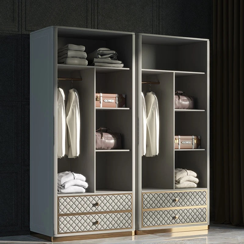Armario de lujo moderno estilo europeo muebles de dormitorio guardarropas de diseño italiano 