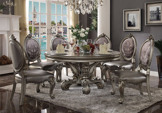 Ensembles de table à manger de conception baroque de meubles de salon de luxe américain de salle à manger 