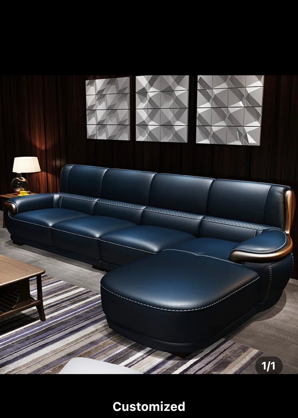 3+2+1 Leather Sofa Living Room European Design Nordic Genuine Leather Furniture L Shape Sofa Set