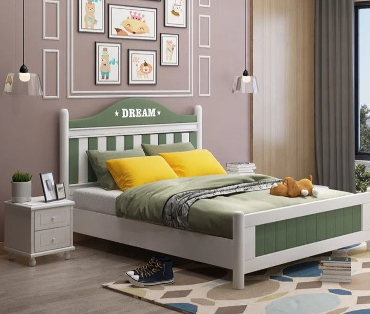 Kids Bed Modern Bedroom Furniture Set Frame Room Single Children Bed