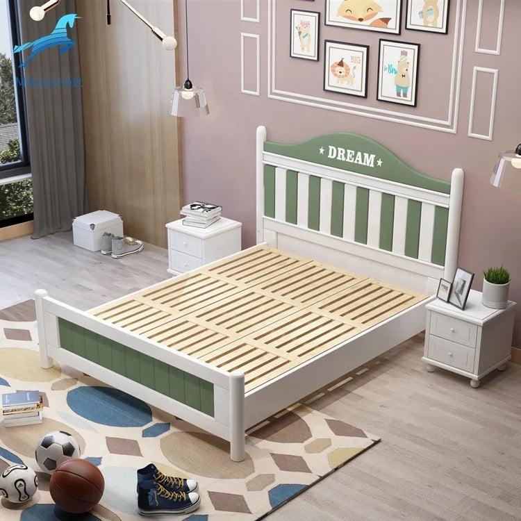 Kids Bed Modern Bedroom Furniture Set Frame Room Single Children Bed