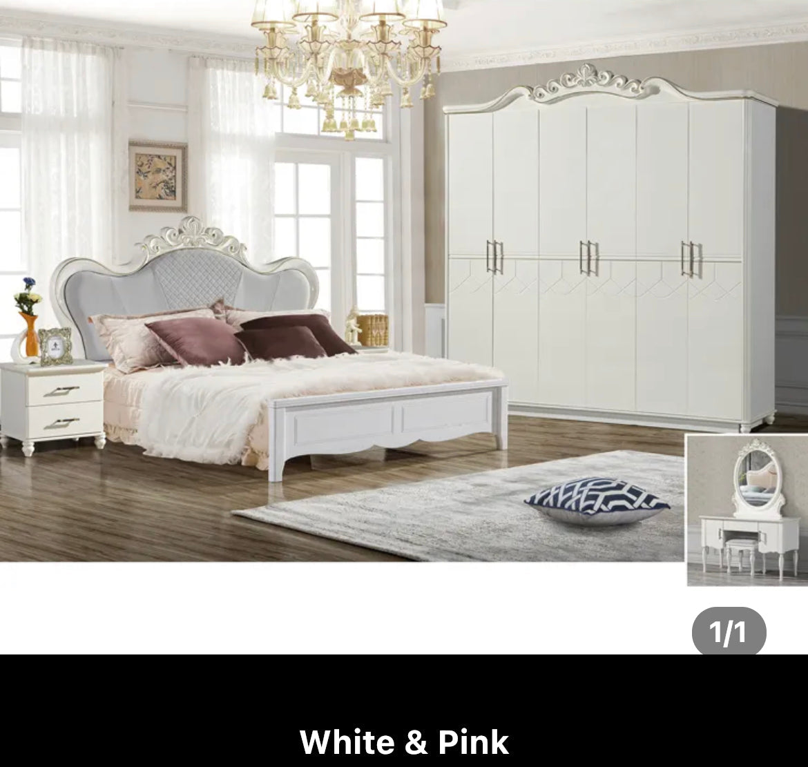 Bedroom Furniture Set Luxury French Baroque Design Bedroom Bed Set 