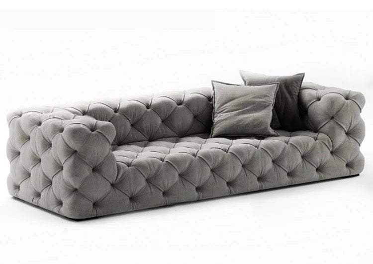 3 Seater Sofa Modern Luxury Living Room Furniture Chesterfield Sofas