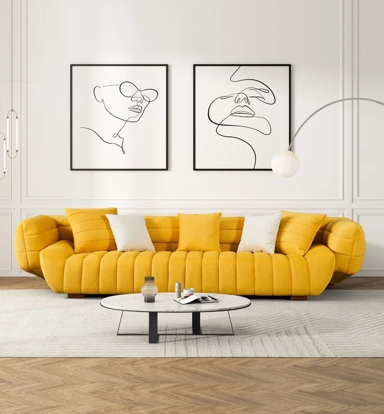 Living Room Sofas New Nordic Latest Italian Design Banana Leisure Sofa