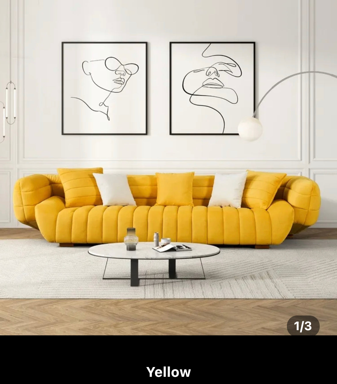 Living Room Sofas New Nordic Latest Italian Design Banana Leisure Sofa