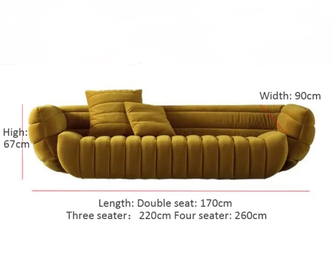 Living Room Sofas New Nordic Latest Italian Design Banana Leisure Sofa