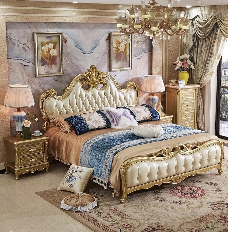Bedroom Furniture Luxury Baroque Design Furnitures Home Bedroom Bed Set
