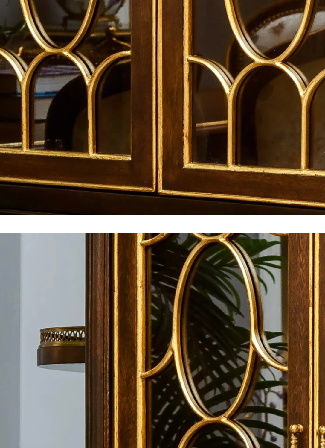 Meubles de maison Design français vitrine Antique meubles de salon 