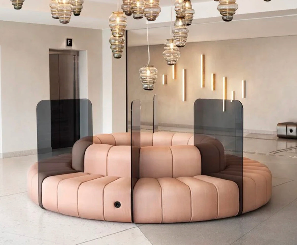 Commercial Furniture Modern Hotel Mall Lobby Furniture Luxury Office Hotel Waiting Room Sofa Set