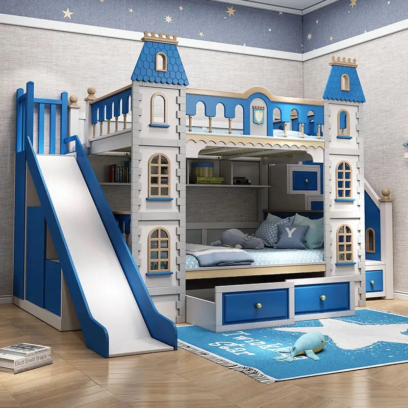 Kids bedroom outlet sets with slide