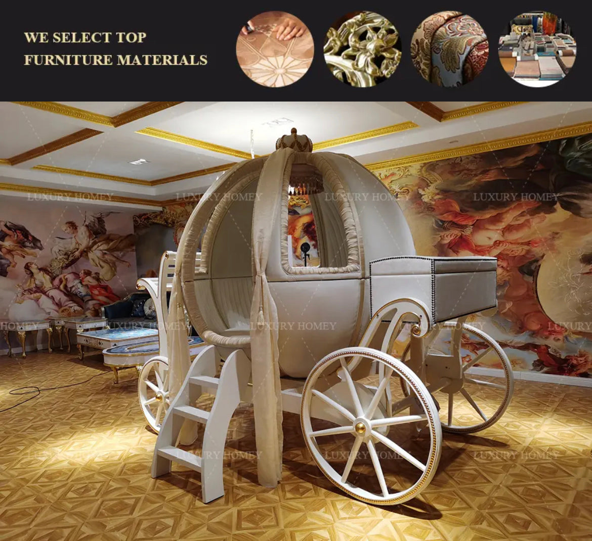 Cinderella pumpkin carriage bed hotsell