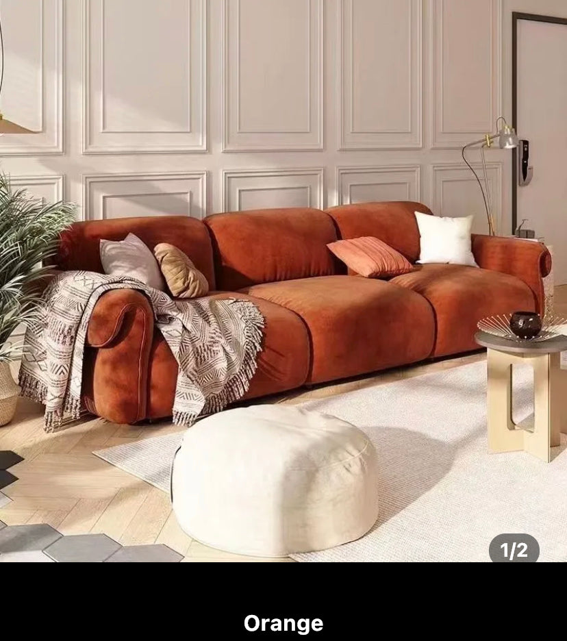 Fall Winter New Home Design Chesterfield Dark Green Flannel Sofas Living Room Minimalist Sofa Combination
