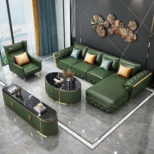 Fall Winter Modern Design Living Room Furniture Set Modern Soft Circular Luxury Sofa Set Design