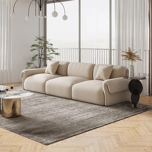 Fall Winter New Design Sofa Italian Velvet Fabric Modular Sofa Set Luxury Living Room Furnitures