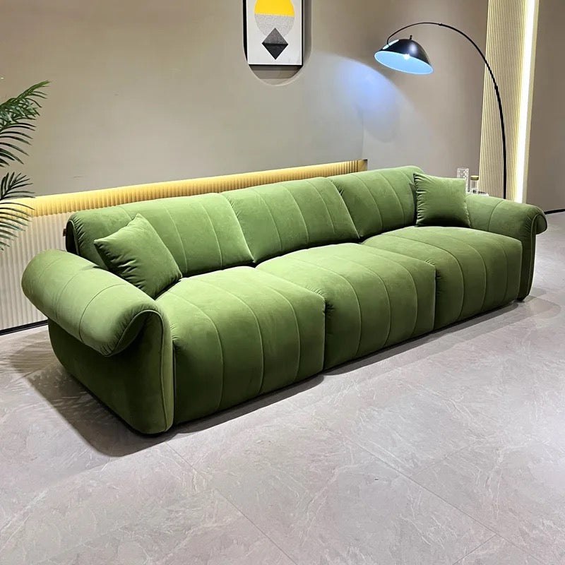 Electronic Sofa Bed Multifunctional Double Folding Sitting And Lying Dark Green Velvet Sofa