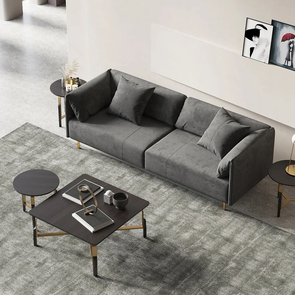 3+2+1 Sofa Set Fall Winter Modern Design Fabric Velvet Living Room Sofas