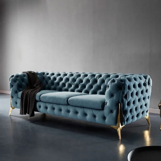 3+2+1 Sofa Set Fall Winter Luxury High Quality Premium Design Green Sofa Sets