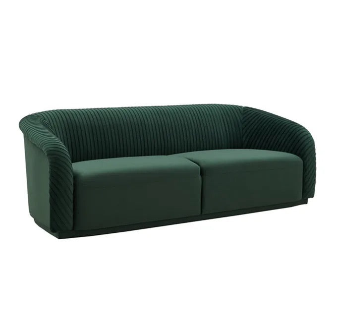 Modern Design Curved Velvet 3 Seater Sofa Living Room Furniture Design