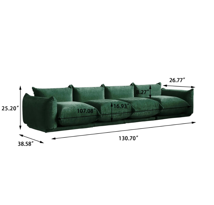 Green Sectional Sofa Fall Winter New Interior Design High Quality Vintage Green Velvet Modular Sectional Sofa Set