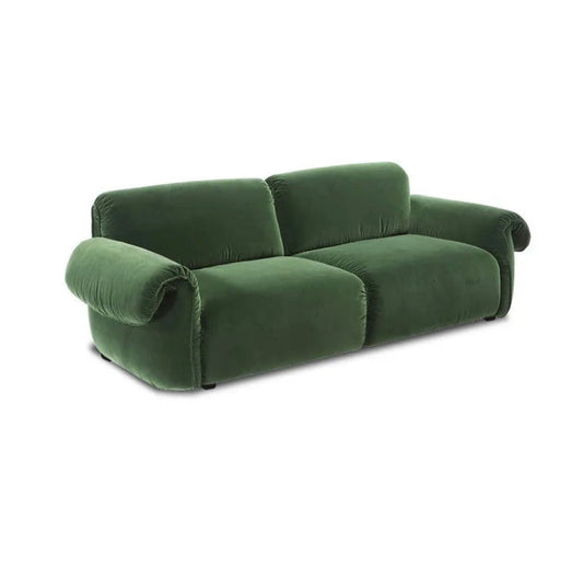 Canapé 2 places en velours vert clair, nouveau Design nordique, meubles de salon pour la maison 