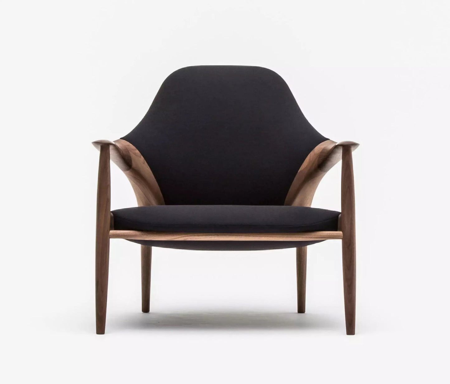 Chaise Lounge Chair Luxury Living Room Walnut Single Armchair
