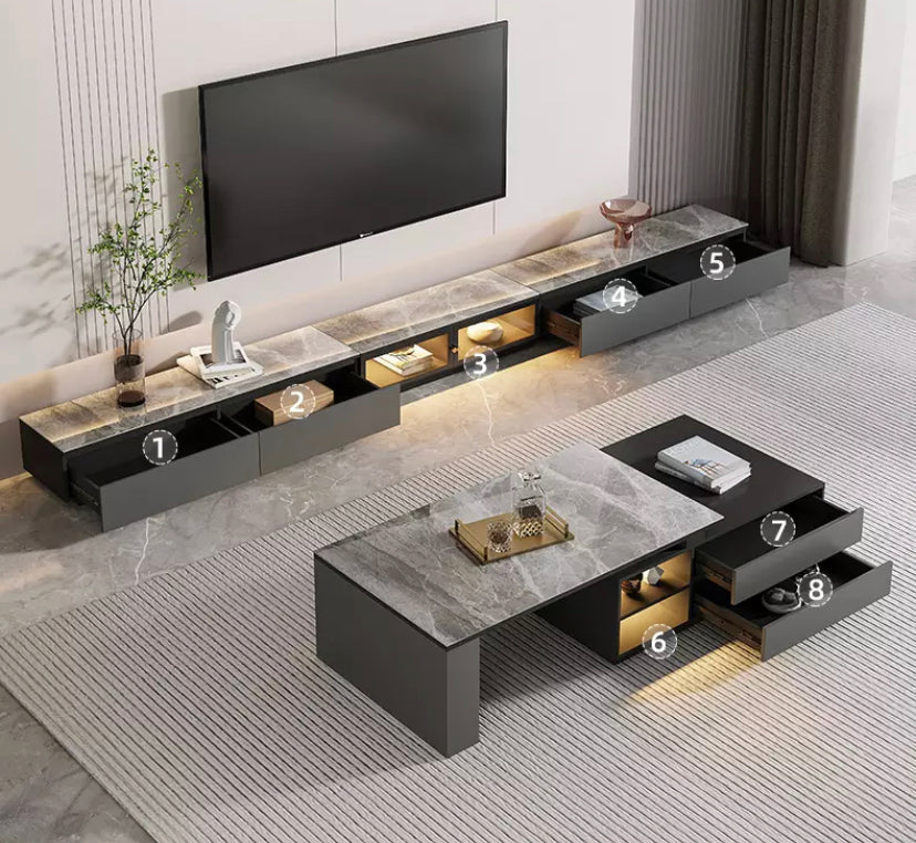 Coffee Table Combination Modern Light Luxury Living Room Side Table