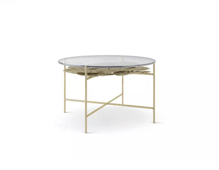  Coffee Table Leaf Metal Luxury Cavalli Brass End Luxury Center Table