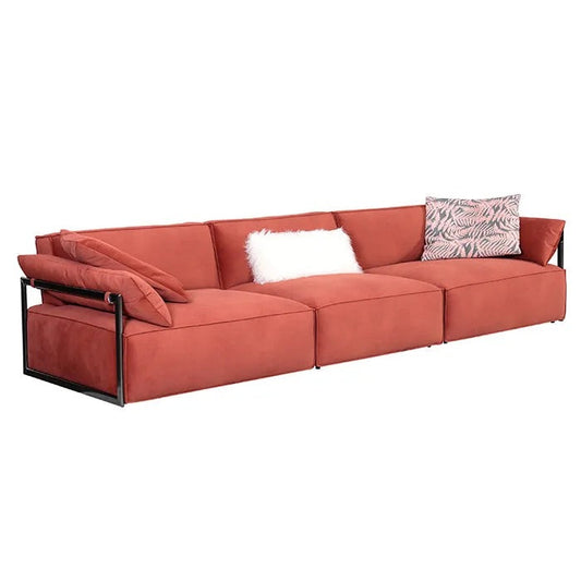 3 Seater Sofa New Minimalist Line Design Cloud Sofa Living Room Salon Furniture