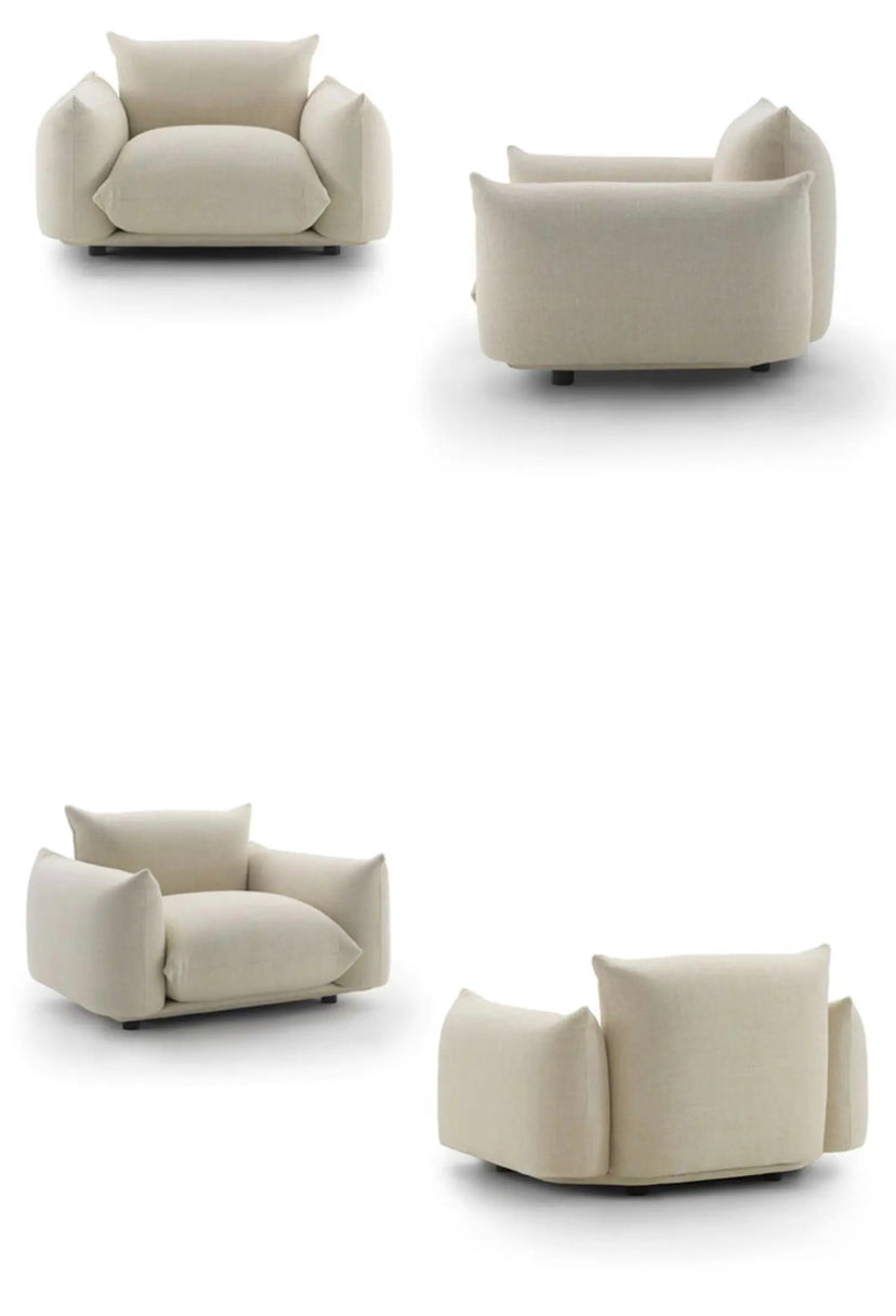 Sofá de 3 plazas, sofás modernos en forma de nube, conjunto de sofás para salón, oficina y salón 
