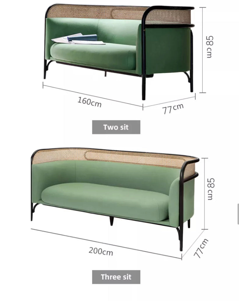 Conjunto de sofás de madera maciza, sofá japonés de lujo Krafted, muebles de ratán de madera 