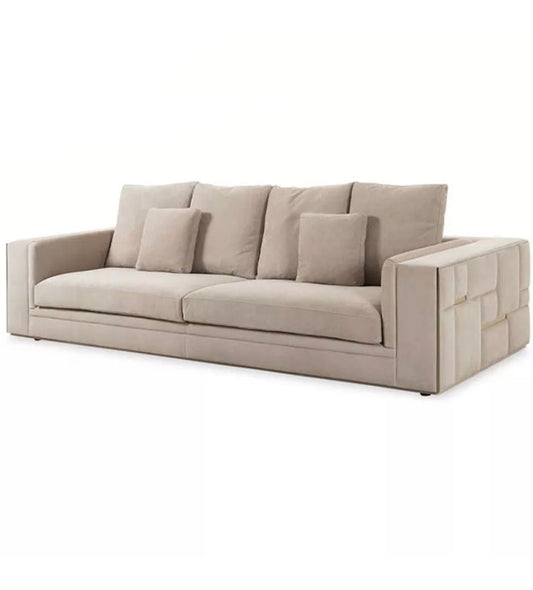 Canapé de salon moderne italien, meubles de luxe, canapé d'angle 3 + 2 + 1 places 