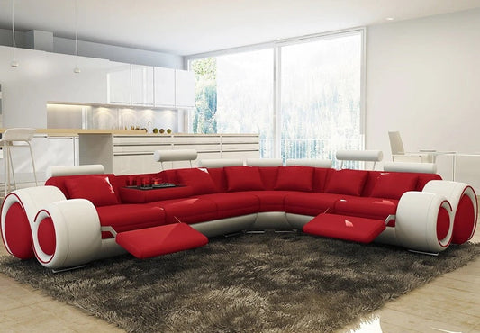 L Shaped Sofa Modern Environmentally Friendly Couch Living Room Sectional Leather Sofas