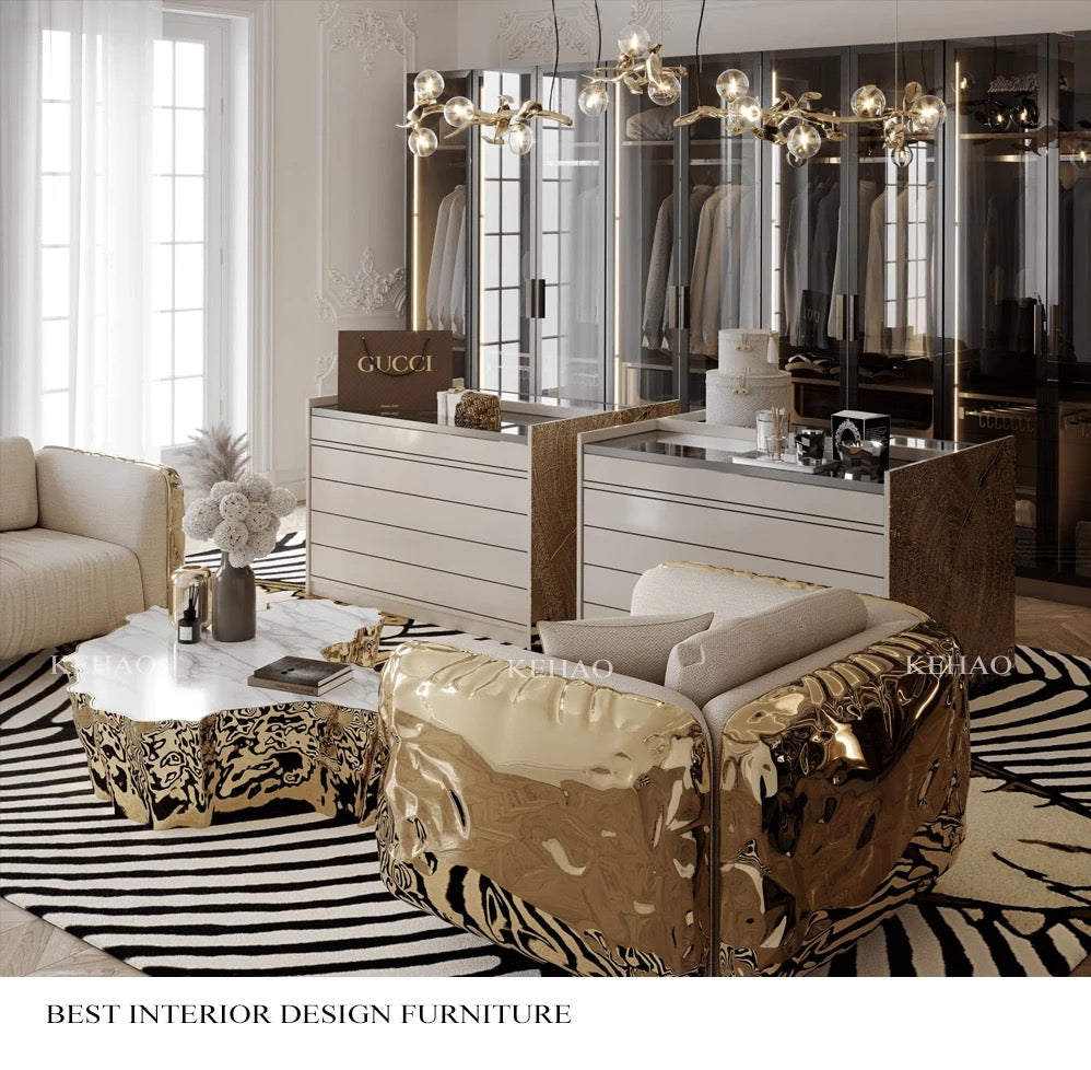 Chaise d'appoint en cuir véritable, 1 place, Design de luxe italien classique, mobilier de maison et de bureau 