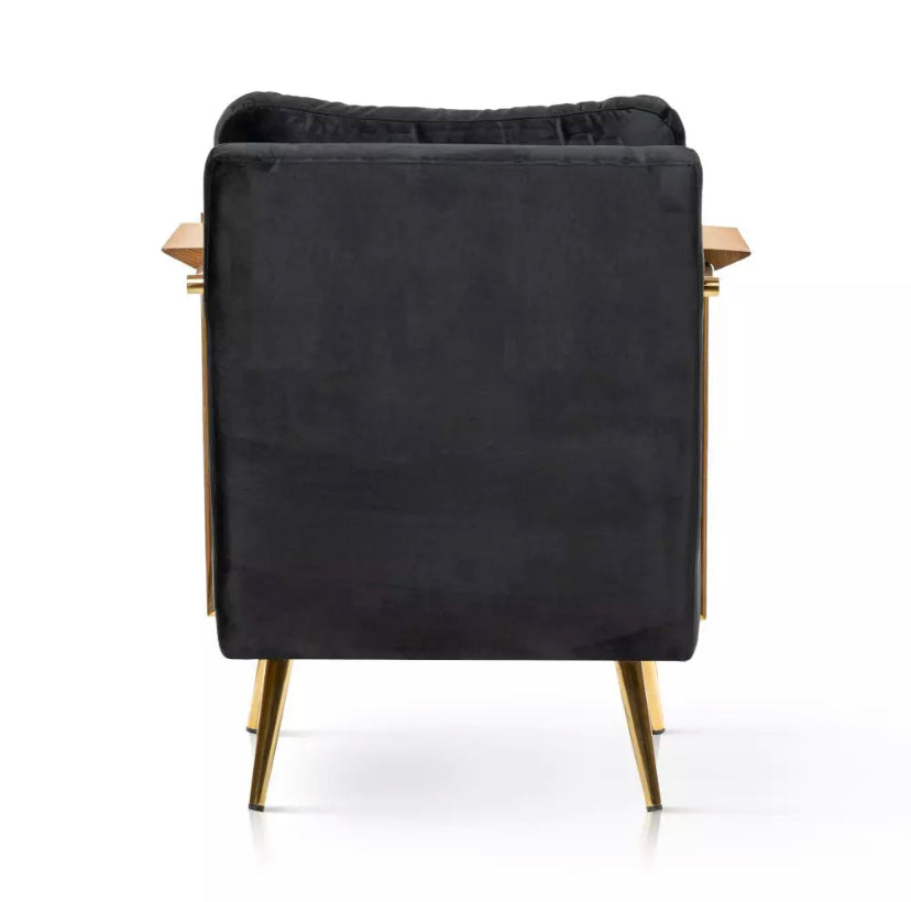 Silla decorativa Muebles de diseño moderno Sillón de tela para tapicería 