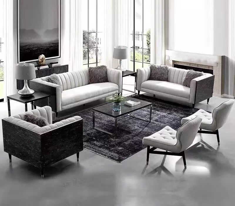 Chesterfield Couch Living Room Furniture 3+2+1 Sofa Set