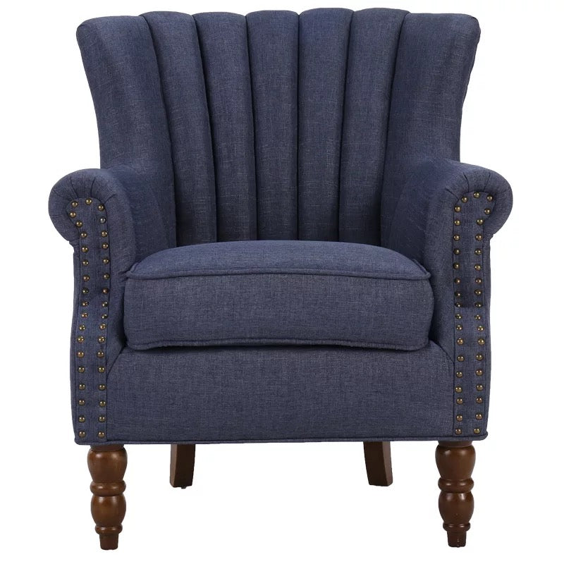 Armchair European Sessel Lobby Artistic Chesterfield Arm Chair