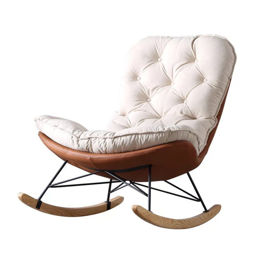 Chaise à bascule Design, fauteuil inclinable de loisirs, chaises d'appoint de salon