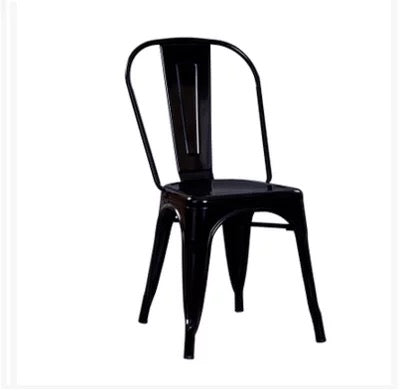 Ensembles de chaises d'événement de restaurant vintage empilables de fer de chaise d'événement