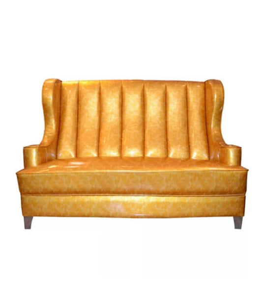 Couch Bright Color Moroccan Sofa Sessel Leather Wood Modern Couches
